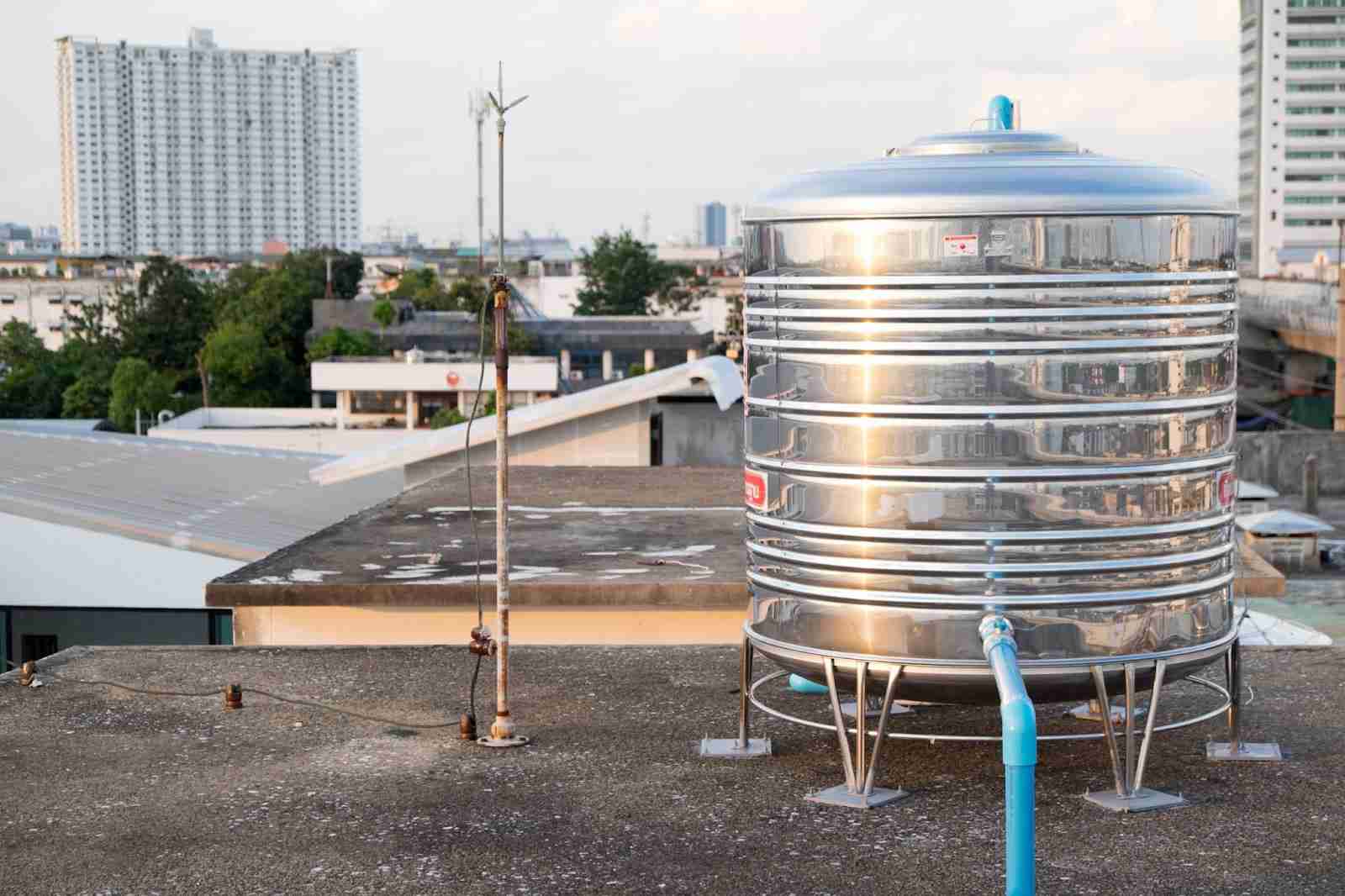 CleanStainlessSteelWaterTank